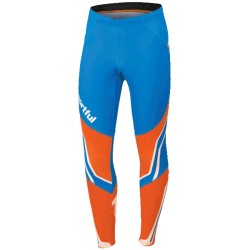 низ комбинезона Sportful Worldloppet 4 Race Tight синий с оранжевым